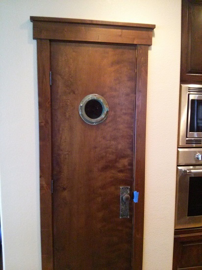 Custom Door with Port Hole